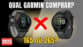 Garmin Forerunner 165 ou Forerunner 265 - Qual relógio comprar? COMPARATIVO COMPLETO