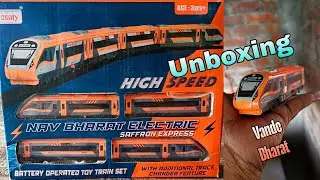 Unboxing Vande Bharat Scale Model Train full details by @MiniaturebySK