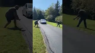 Car Invisible Rope Prank #shorts
