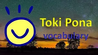 The Toki Pona Vocabulary