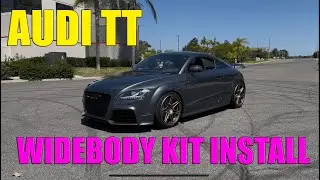 AUDI TT WIDE BODY KIT INSTALL / MOLD / PAINT (PART 1)