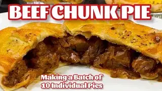 Как приготовить пирог с говядиной — партия из 10 порционных пирогов #chefarchiepie