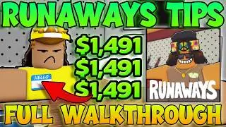 Do This To Get Your FIRST WIN In RUNAWAYS ROBLOX! Runaways Roblox Full Walkthrough Guide!