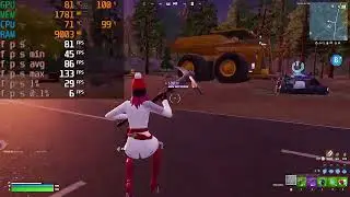 RX 460 (2gb) + i5-3470   -   FORTNITE C6S3   -   1080p Performance Mode Low Settings