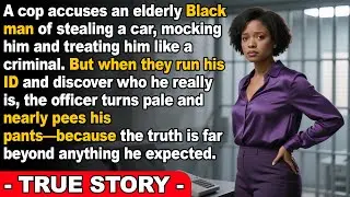 Cop accuses elderly Black man of car theft &mdash; then freezes when they discover who he is!