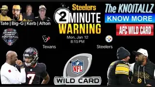2-Minute Warning: Texans vs Steelers AFC Wildcard Monday Night Recap