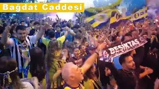 FENERBAHÇE TARAFTARINDAN ÇILGIN KUTLAMA 🏆💛💙 Süper Kupa Finali: Fenerbahçe 2 – 0 Galatasaray