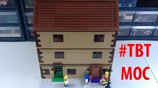 #TBT Lego MOC - The Simpsons Townhouse & Saloon