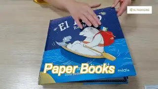 hardcover kids paper books full color custom printing case bound booklet