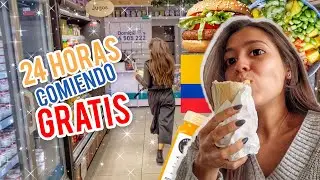 Comiendo GRATIS por un día en COLOMBIA - Alebanana