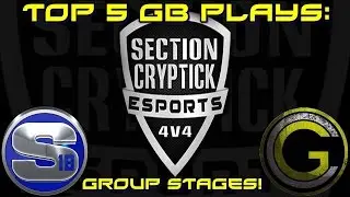 Advanced Warfare: AMAZING Top 5 GB Plays! | Section: CRYPTiCK PS4 Tournament! | Group Stages! |