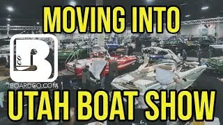 Boardco Setting Up For Boat Show