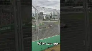 F1 Drives how it feels VS What we see Australia GP