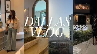 DALLAS VLOG | exploring the Katy trails, Keith lee matcha, let's dilly dally at RH cafe, grwm & more