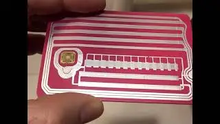 Inside a credit card 