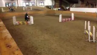King of darkness, pay and jump 60 cm. Uppsala ponnyklubb.