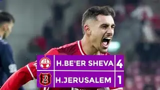 HAPOEL BE'ER SHEVA 4 X 1 HAPOEL JERUSALÉM (MELHORES MOMENTOS) LIGAT HA'AL 25/26 RODADA 16 