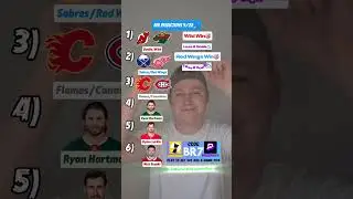 NHL Predictions Wednesday October 22nd Devils Vs Wild and Sabres Vs Red Wings and Flames Canadiens