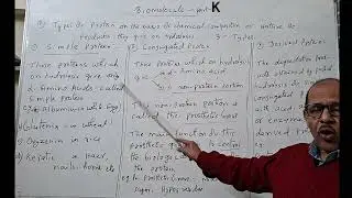 Types of Proteins- Based on chemical composition/nature of products on hydrolysis- Biomolecules K