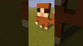 Building a Funky Monkey Statue in Minecraft! 🐵