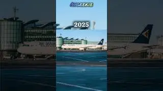 Evolution of Air Astana #automobile #airplanegeek #airplane #planegeek #aeroplane #avgeek #aviation