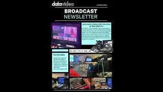 BROADCAST NEWSLETTER TODAY: Datavideo Hybrid Event MCP Production By MGTV