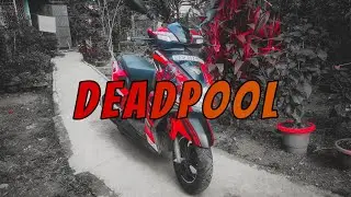 HIGH QUALITY PRINT LIMITED EDITION DEADPOOL WRAP on TVS ntorq