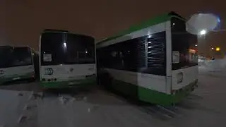 (135) DRZEWO SPADŁO NA AUTO. BIAŁYSTOK ZASYPANY ŚNIEGIEM.