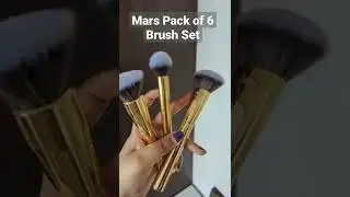 Mars Cosmetics Brush Set! (affordable)#shorts #affordablemakeup #affordablefinds #shortsindia