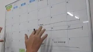 JILoffice Dry Erase Calendar Whiteboard, Magnetic White Board Calendar Review