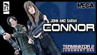 NECA Toys Terminator 2 Judgment Day Sarah and John Connor Figure Set | Video Review