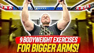 9 Bodyweight Exercises for BIGGER Arms 💪