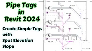 Revit Plumbing | Pipe Tagging in Revit MEP | #plumbing #tagging #revitmep