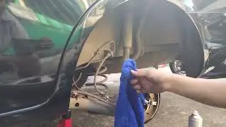 NISSAN ALMERA DRUM BRAKE CLEANING