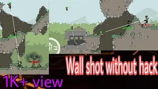 Mini militia | kills the enemy through wall shot trick no hack |