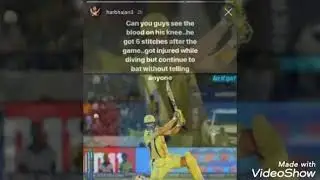 Ipl final 2019 shane watson injury blood
