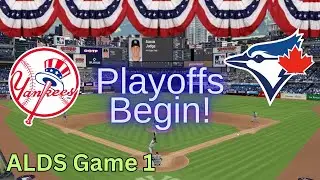 🔥 Yankees vs Blue Jays GAME 1 NLDS | OOTP Baseball Playoffs Begin! ⚾🔥