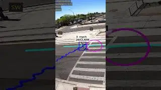 Vehicle conflict with pedestrian