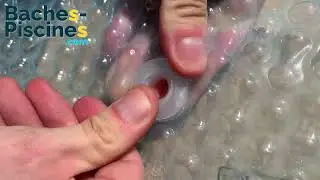 Fixation d'&oelig;illets sur b&acirc;che &agrave; bulles : m&eacute;thode rapide et sans outil !