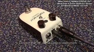 WHAT DOES A TREMOLO PEDAL DO? Danelectro Filthy Rich Guitar Effects Tutorial Demo