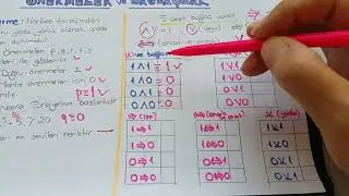 Mantık 9.sınıf matematik / önermeler ve bağlaçlar