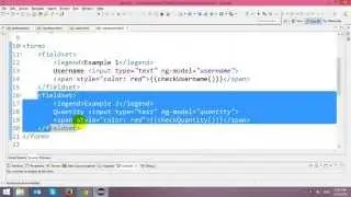 HTML Forms in AngularJS