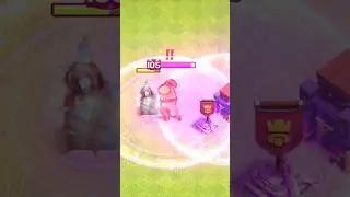 Barbarian king Vs Max Pekka With Rengne spell🥶#shorts #coc #clashofclans