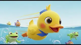 Ducky Dee the Speedy Duck | Fun Animal Song for Kids | Nursery Rhymes & Songs for Children