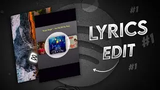 Spotify Edit Capcut | New Trending Ink Splash video Editing  | Trending Lyrics Reels Video Editing