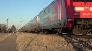 101 066 (Einziganders) schieb EC bei Bad Aibling