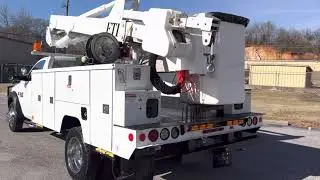 2013 DODGE RAM 5500 4x4 BUCKET TRUCK BOOM TRUCK MATERIAL HANDLER UTILITY TRUCK FOR SALE