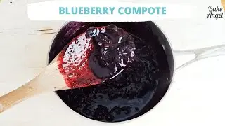 Easy 3 Ingredient Blueberry Compote | Perfect for Cheesecakes and Muffins!