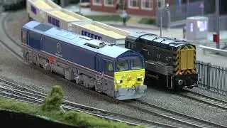 Dapol class 59  fitted with Accurathrash speaker and drive lock active