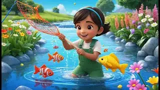 Rain, Rain, Let&rsquo;s Catch a Fish | Fun Water Song for Kids | Sing and Splash with the Fish